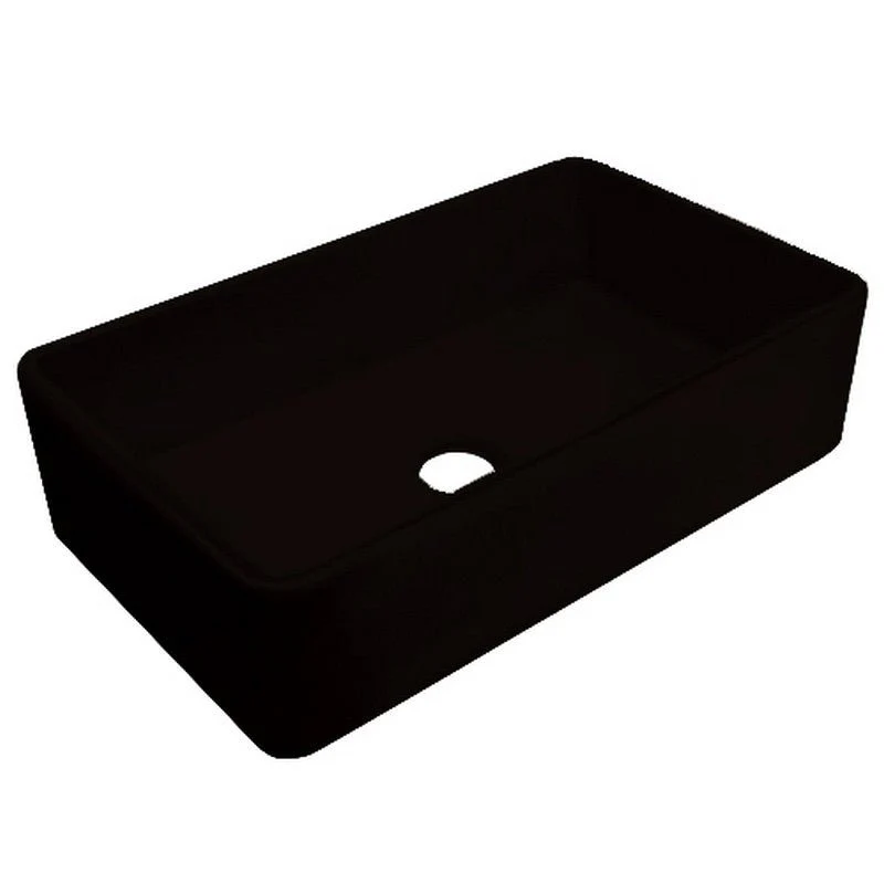Dakota Sinks DSE-FCA3320 Signature Elements Series 33 1/8 Inch Fire Clay Single Bowl Reversible Apron Front Kitchen Sink - Rcy 3d