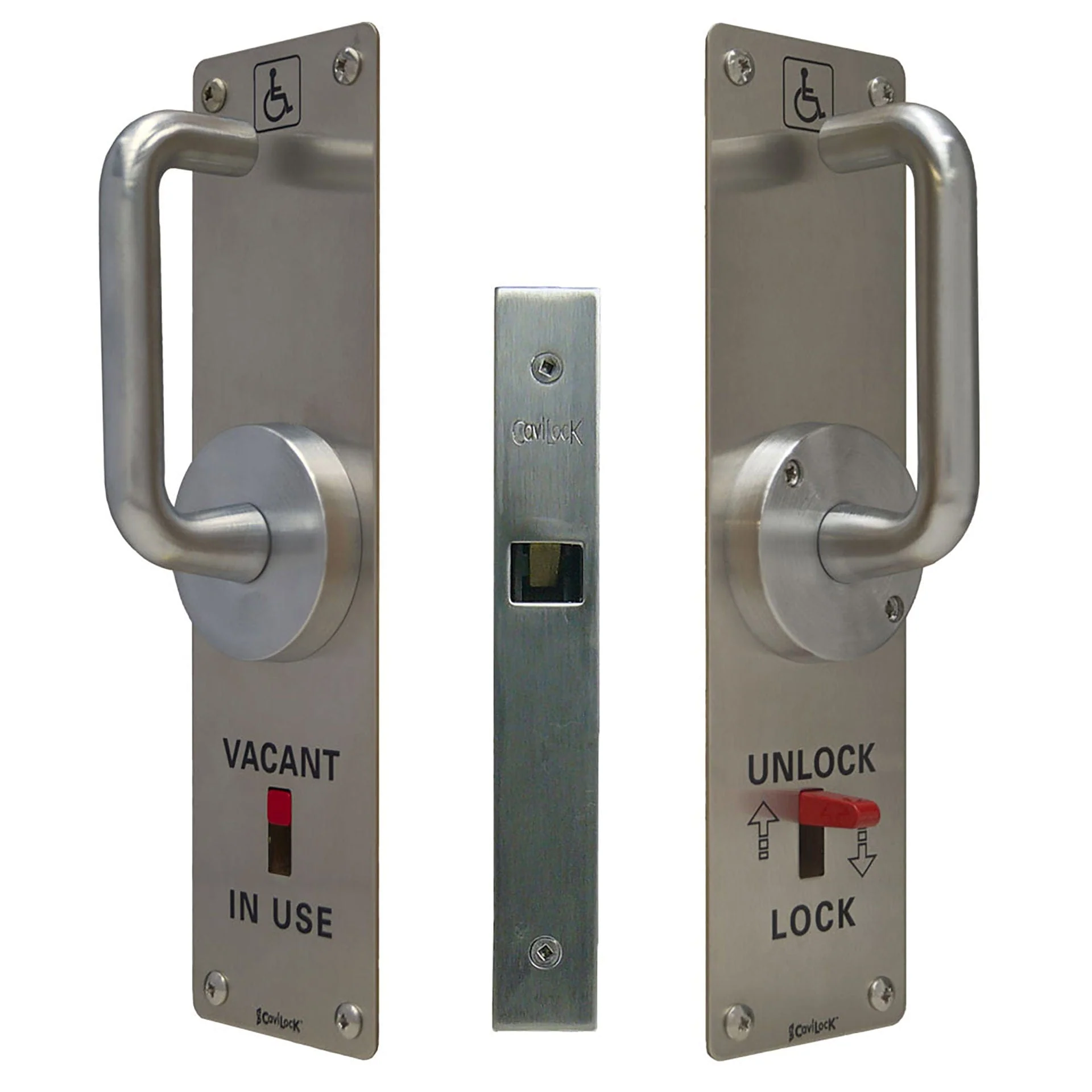 CL100 Cavity Sliders ADA Pocket Door Handle Privacyfor 1-3/8