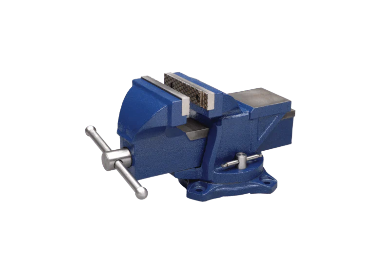 General Purpose 5” Jaw Bench Vise with Swivel Base - Rcy 3d