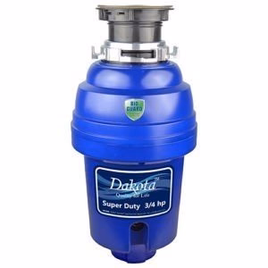 Dakota Sinks DSA-WD3000 Signature 7 5/8 Inch 3/4 HP Super Duty Waste Disposer - Rcy 3d