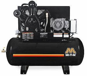 120 Gallon Two Stage Electric Duplex Air Compressor - AES-20315-120HM - Rcy 3d
