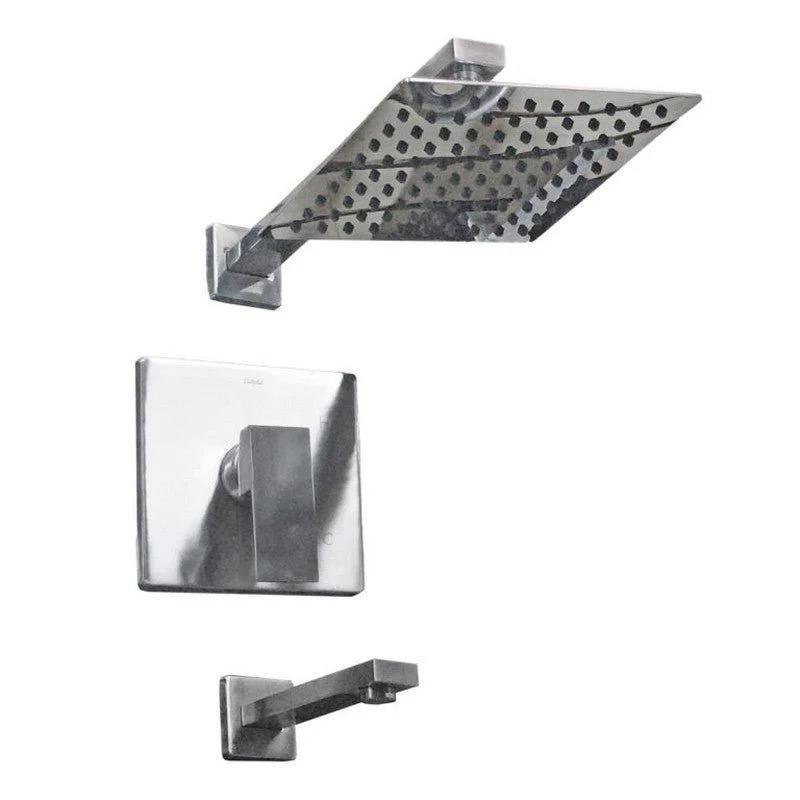 Dakota Sinks DSF-34BTS00 Kennedy Tub and Shower Set with Shower Arm and Shower Head - Rcy 3d