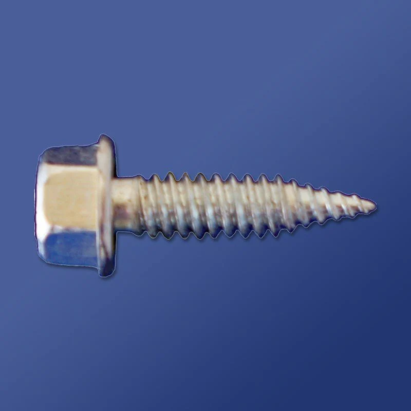 DAGGER-ZIP ULTRA SHARP POINT SCREWS - UNSLOTTED HEX WASHER HEAD (ZINC) - Rcy 3d