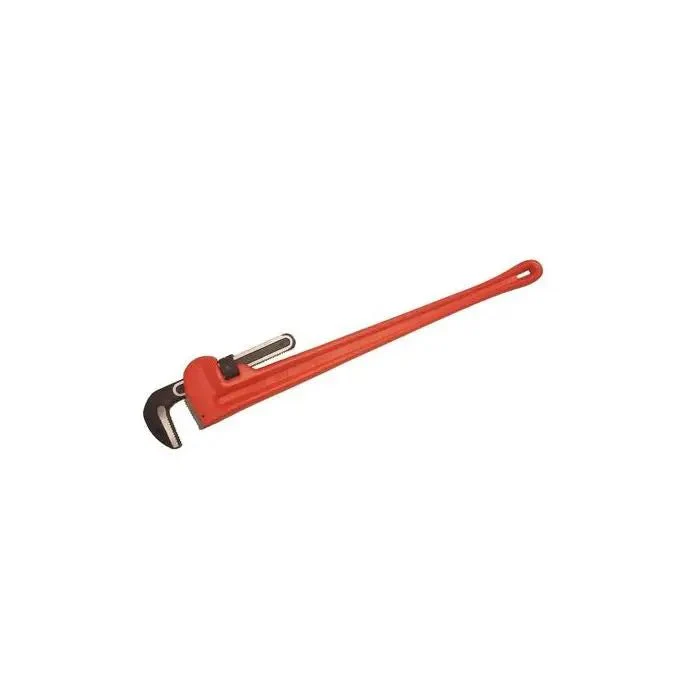 48“ Heavy-Duty Straight Cast-Iron Pipe Wrench With 6” Jaw - Rcy 3d