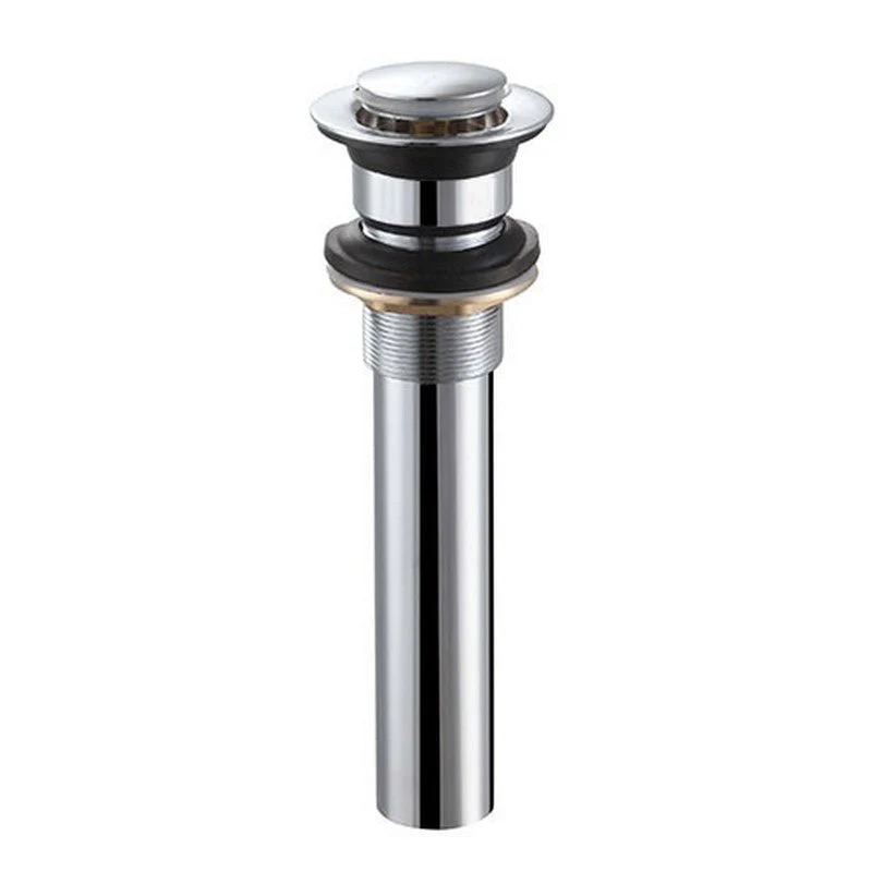 Dakota Sinks DSF-ASDCR Signature 2 1/2 Inch Stainless Steel Pop-Up Drain - Rcy 3d