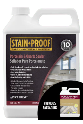 Dry-Treat Stain Proof Porcelain Plus Premium Porcelain and Quartz Sealer - Rcy 3d