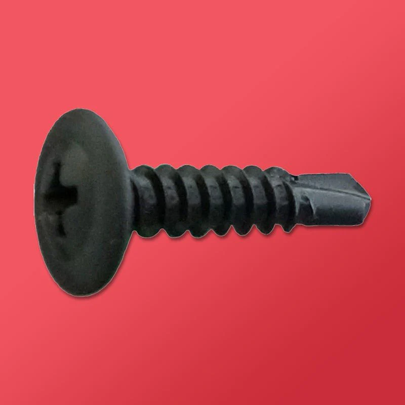 DAGGERZ WAFER SELF DRILL SCREWS - PHILLIPS MODIFIED TRUSS (PHOSPHATE) - 8 Inch - Rcy 3d