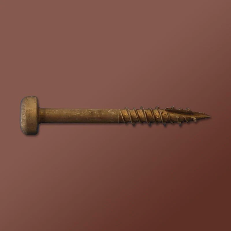 DAGGER-LOK WOOD SCREWS - SQUARE HI-LOW TYPE 17 FRAMER (LUBRICIZED) - Rcy 3d
