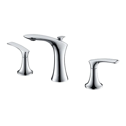 Dakota Sinks DSF-30B8W01 Isabella Deck Mount Widespread Bathroom Faucet with Pop-Up Drain - Rcy 3d