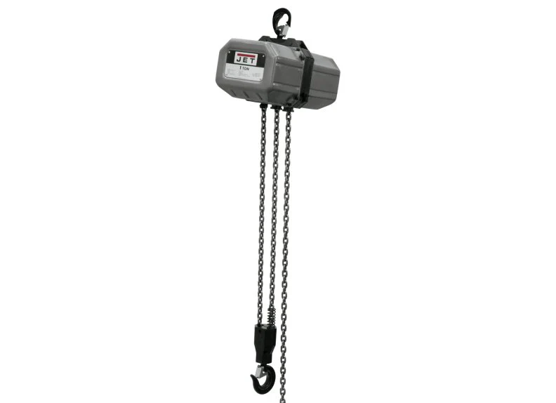 1-Ton Electric Chain Hoist 3-Phase 20' Lift | 1SS-3C-20 - Rcy 3d