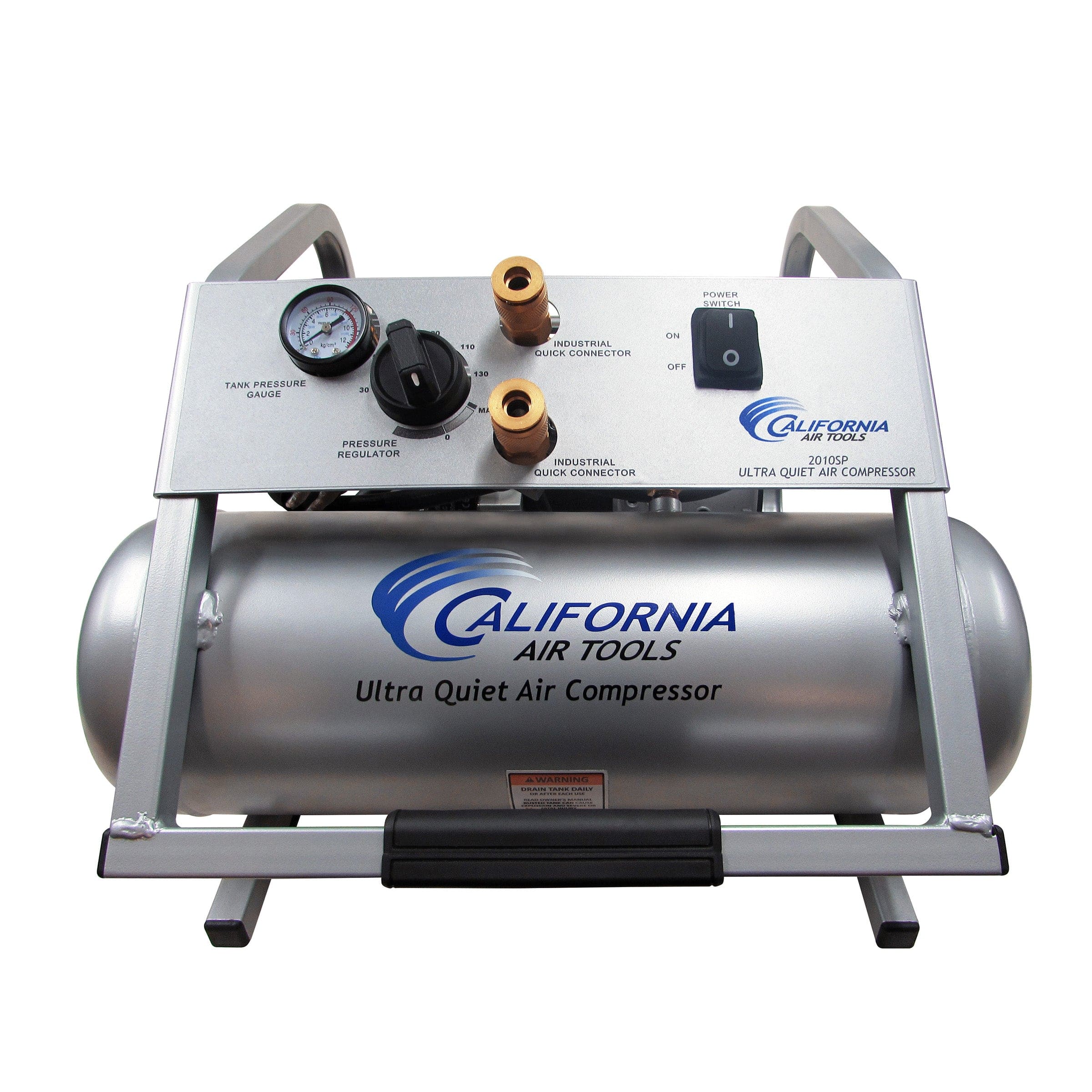 1 HP 2 Gal. Ulta Quiet Oil-Free Steel Tank Air Compressor - Rcy 3d