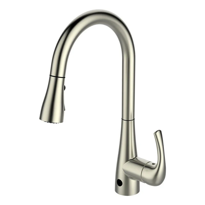 Dakota Sinks DSF-18KHF01 Signature 17 3/4 Inch Pull-Down Sensor Kitchen Faucet with 2 Way Function Spray Head - Rcy 3d