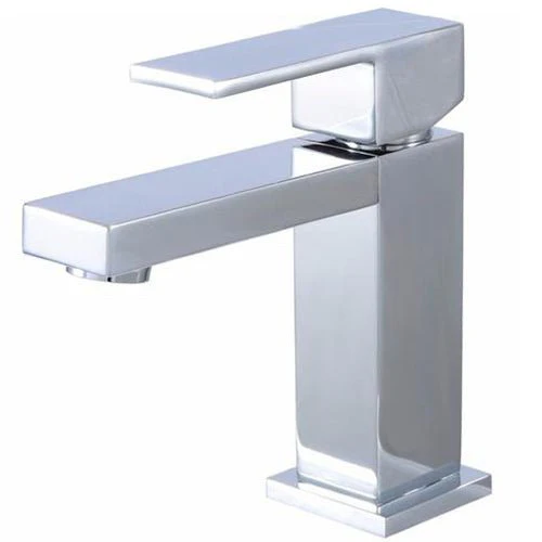 USF-00BSH00 Single Handle Stainless Steel Braided Hose Bathroom Faucet - Rcy 3d