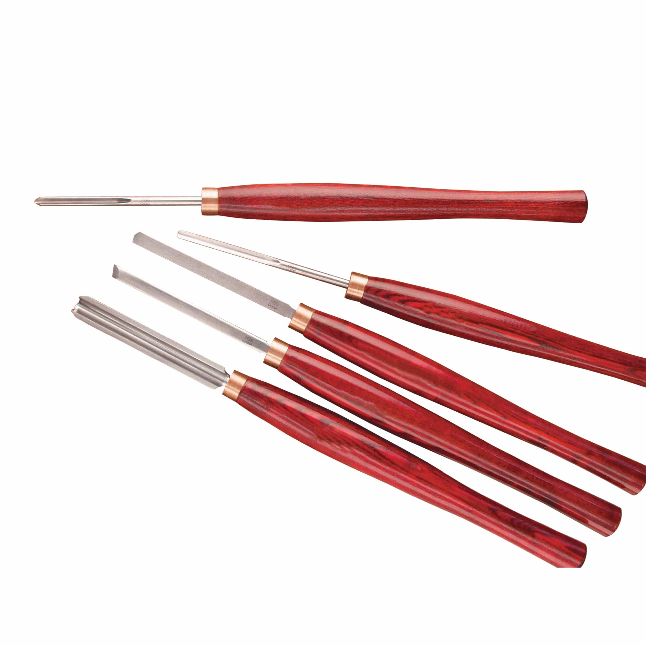 Beginner's Turning Set - High Speed Steel - 5 Piece - Rcy 3d
