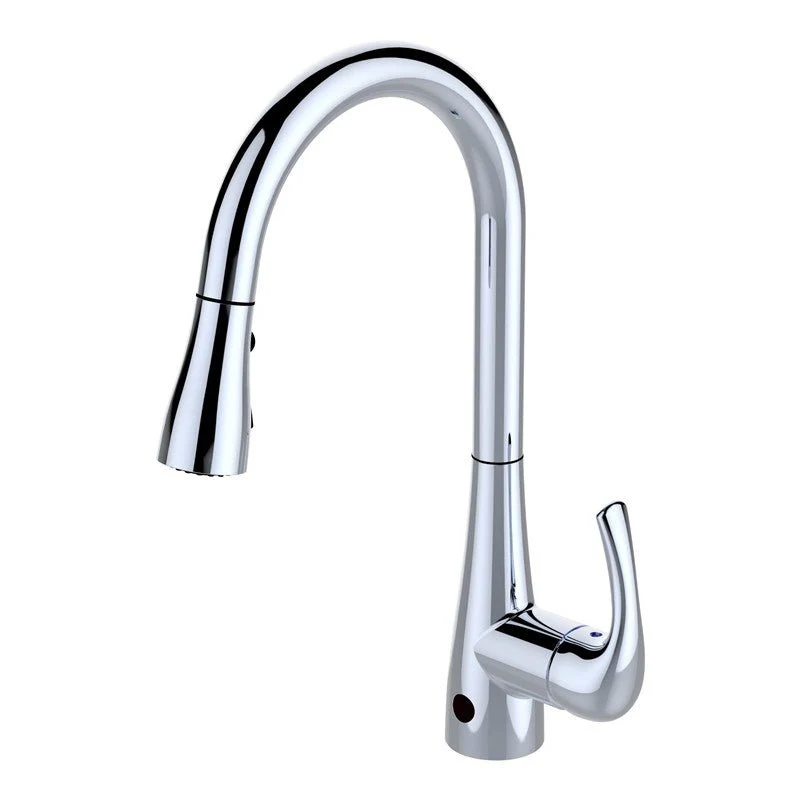 Dakota Sinks DSF-18KHF01 Signature 17 3/4 Inch Pull-Down Sensor Kitchen Faucet with 2 Way Function Spray Head - Rcy 3d