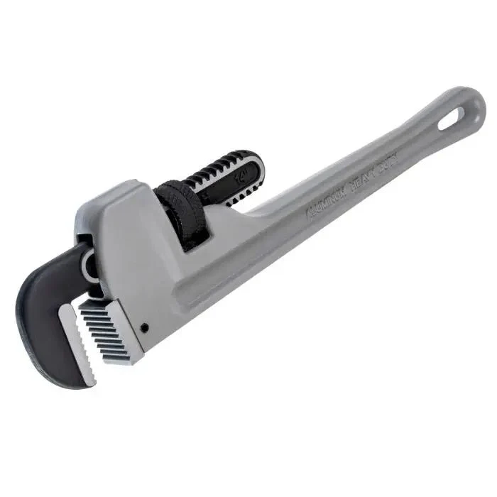 14“ Heavy-Duty Straight Aluminum Pipe Wrenches - Case of 3 - Rcy 3d