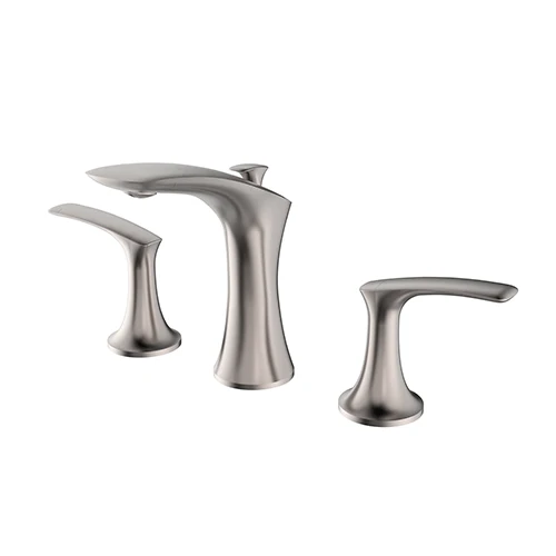Dakota Sinks DSF-30B8W01 Isabella Deck Mount Widespread Bathroom Faucet with Pop-Up Drain - Rcy 3d