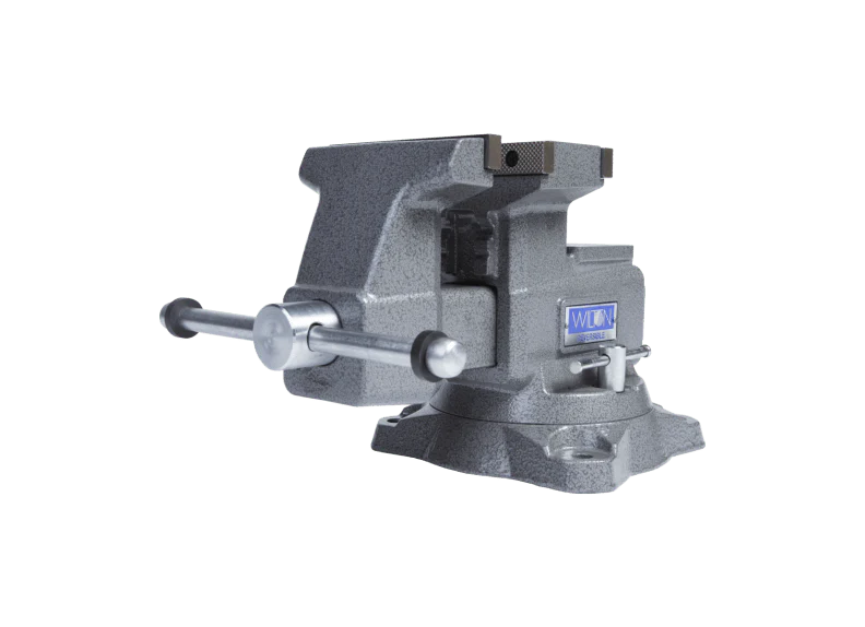 Reversible Bench Vise 6-1/2” Jaw Width with 360° Swivel Base - Rcy 3d