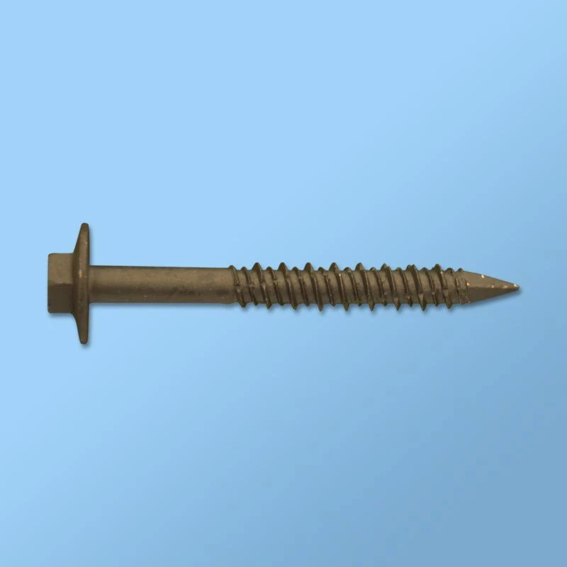 DAGGER-CON CONCRETE SCREWS - HEX FLANGE QUICK-CON ( BRONZE & WHITE COATING) - Rcy 3d