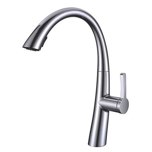 16 Inch Single Hole Pull-Down Pre-Rinse Kitchen Faucet - Rcy 3d