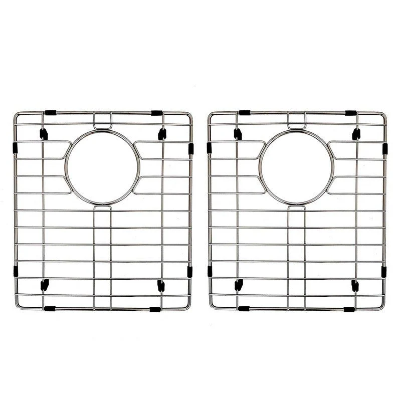 Dakota Sinks DSMZ-BG5050 Signature M and Z Series 14 1/4 Inch 50/50 Undermount Bottom Grid Set - Rcy 3d