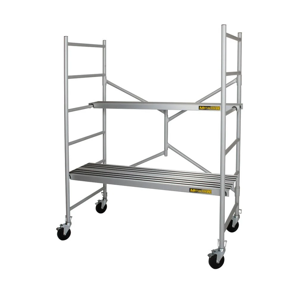 6' High Portable Aluminum Scaffold With 5