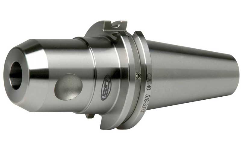 GS-531-074: 3/16 in. CAT40 End Mill Holder, with 4 in. Projection - Rcy 3d