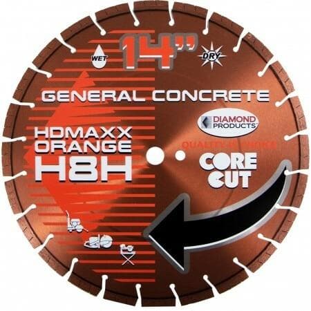 Heavy Duty Orange MAXX High Speed Diamond Blades - H8H - Rcy 3d