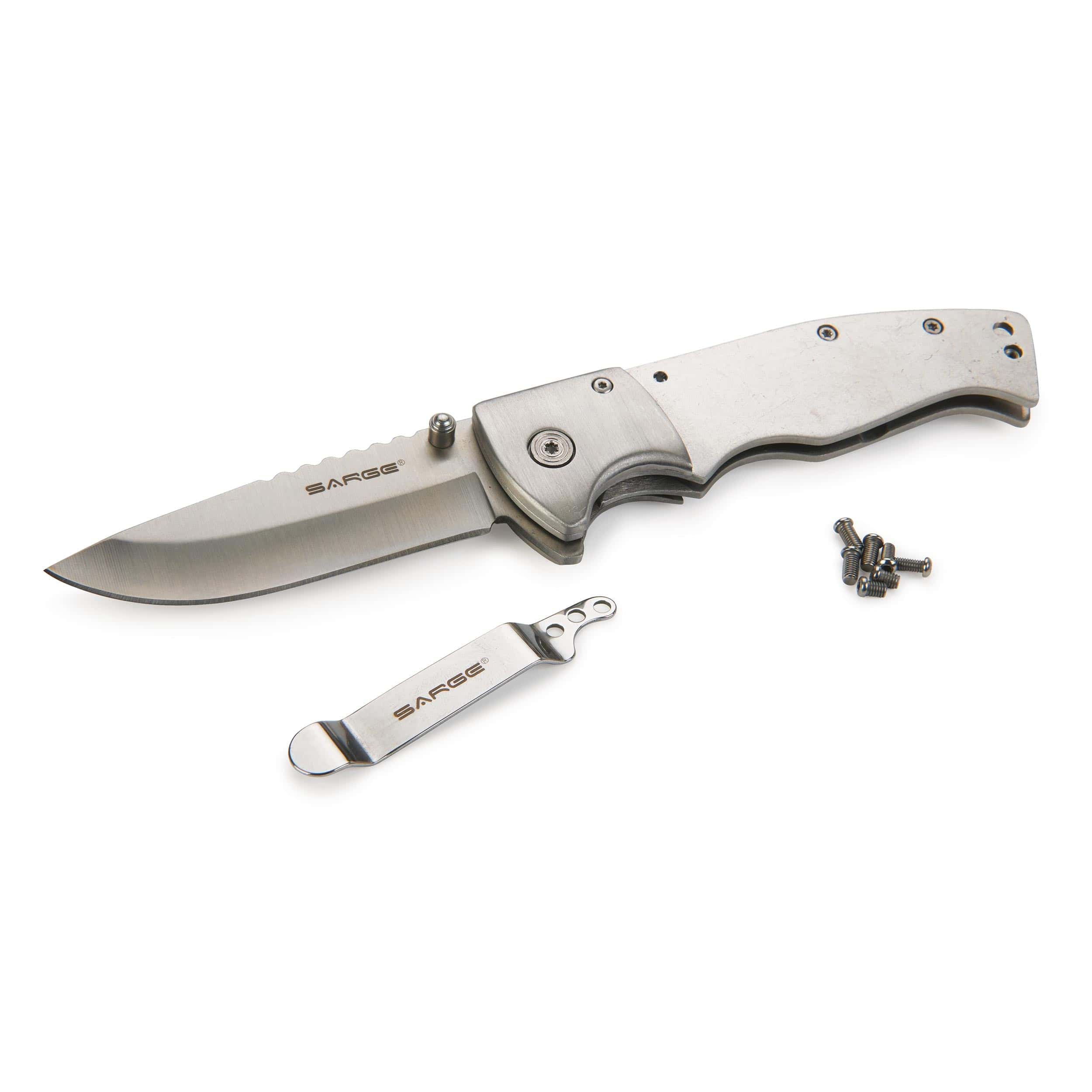 Liner Lock Pocketknife for Hunting and Fishing - 7-3/4