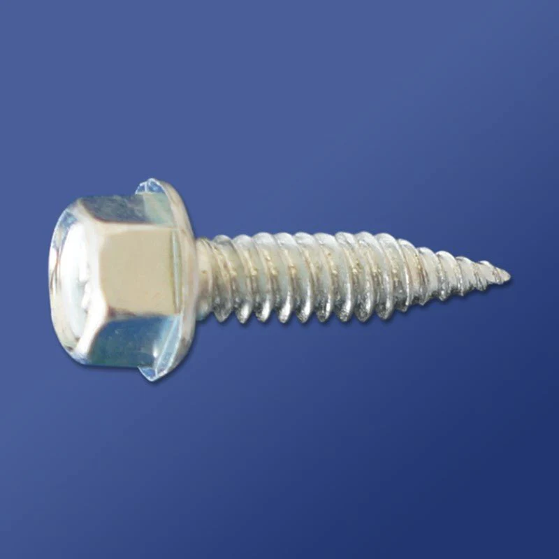 DAGGER-ZIP ULTRA SHARP POINT SCREWS - UNSLOTTED HEX WASHER HEAD (ZINC) - Rcy 3d