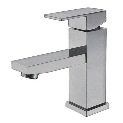 Dakota Sinks DSF-34BSH00 Kennedy 6 1/2 Inch Deck Mount Bathroom Faucet with Pop-Up Drain and Overflow - Rcy 3d