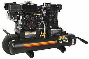 8-Gallon Single Stage Gasoline Air Compressor - AM1-PH65-08M - Rcy 3d