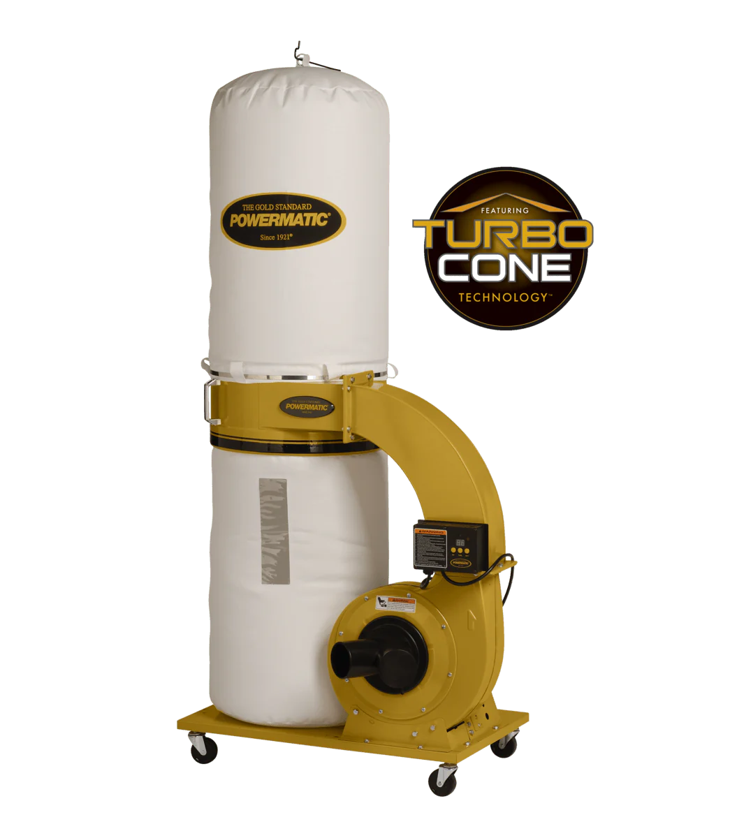 PM1300TX-BK Dust Collector, 1.75HP 1PH 115/230V, 30-Micron Bag Filter Kit - Rcy 3d