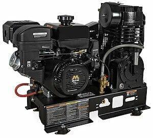 Base-Mount Two Stage Gasoline Air Compressor - ABS-14M-B - Rcy 3d