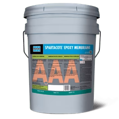SPARTACOTE Epoxy Membrane 5 Gallon Kit (2.4 Gallon Part A + 2.6 Gallon Part B) - Rcy 3d