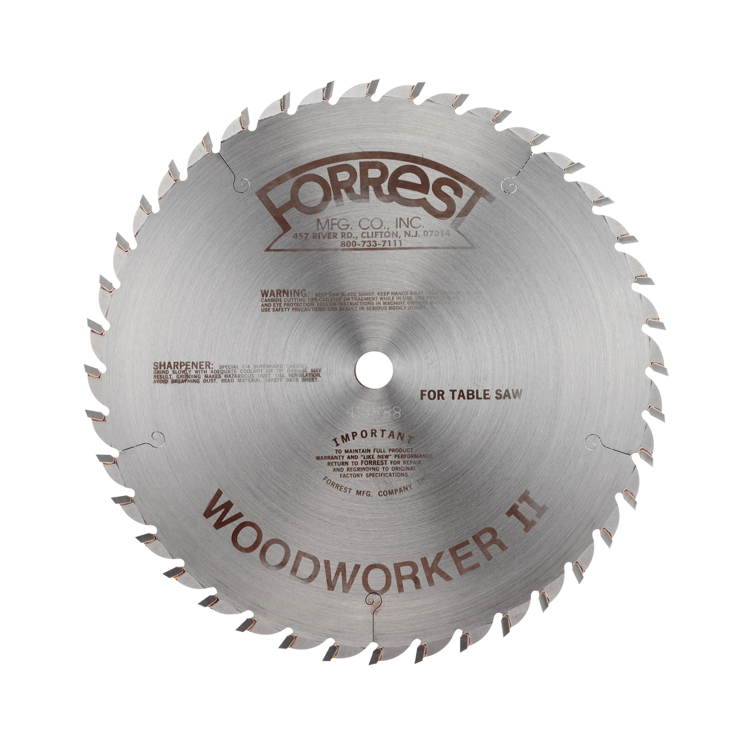 WW10407125 Woodworker II Carbide Tipped Circular Saw Blade - 10