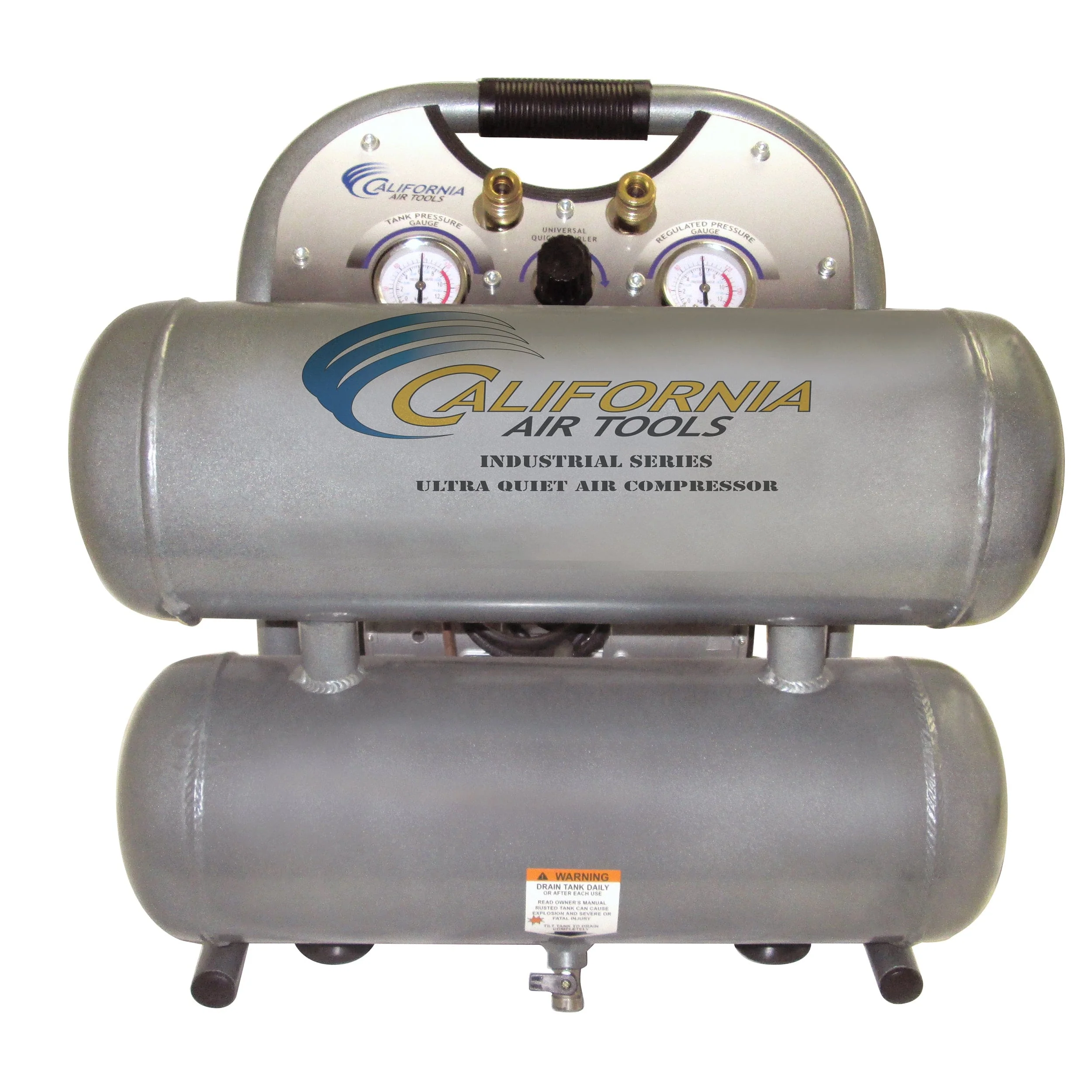 1HP 4-3/5 Gallon Oil-Free Aluminum Tank Air Compressor - Rcy 3d