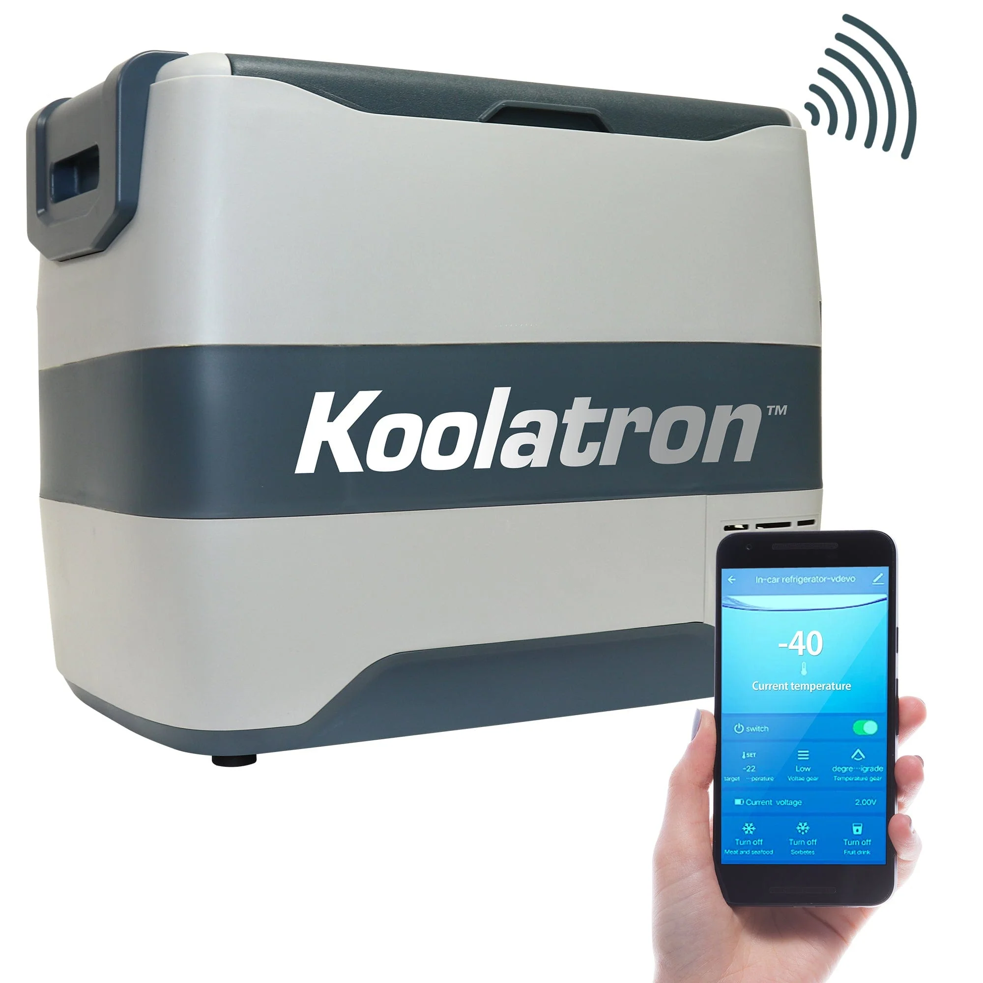 SmartKool Portable Cooler/Freezer 40L 110V AC / 12V DC - Rcy 3d