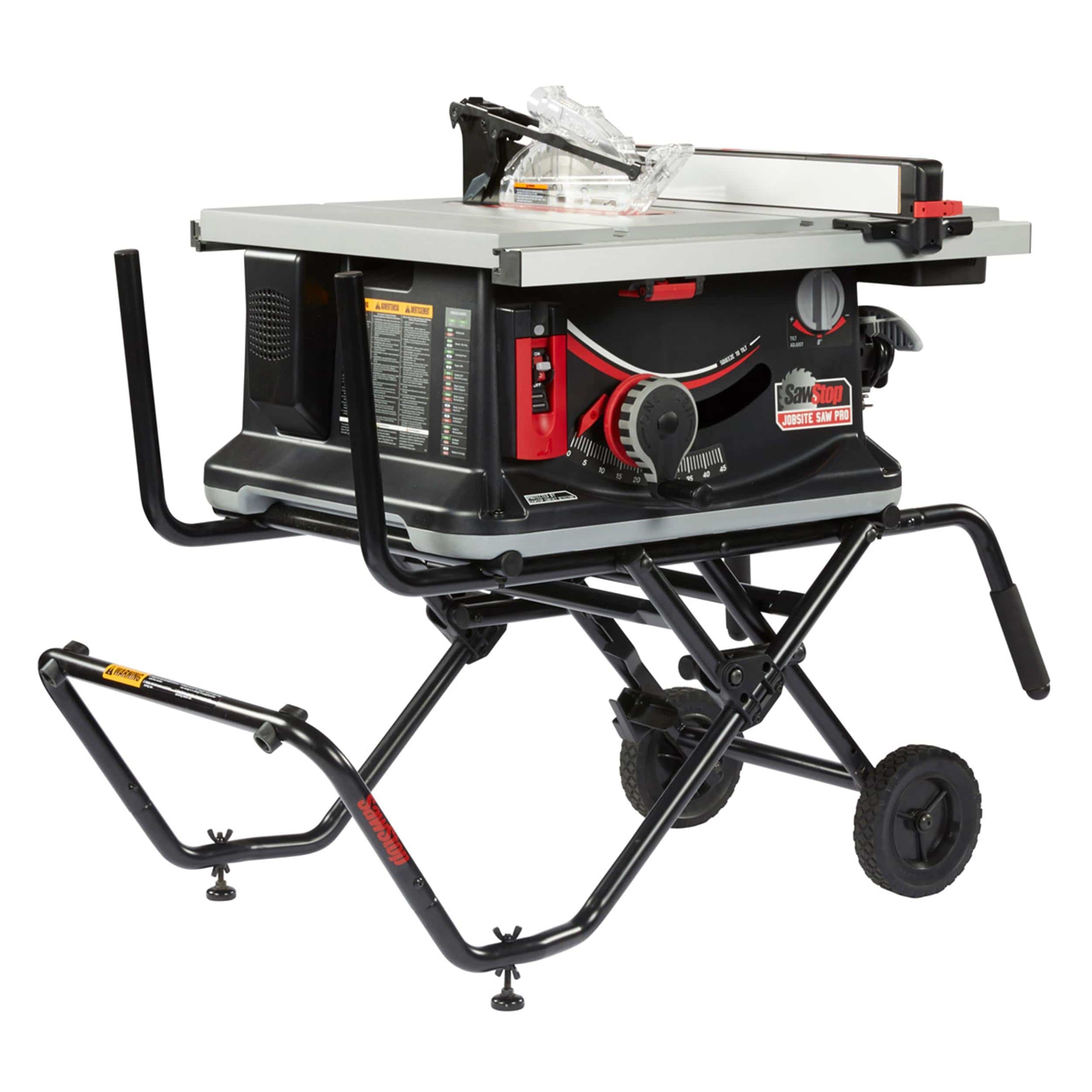 Jobsite Saw PRO with Mobile Cart Assembly - 1-1/2 HP - 1PH - 120V Model JSS-120A60 - Rcy 3d