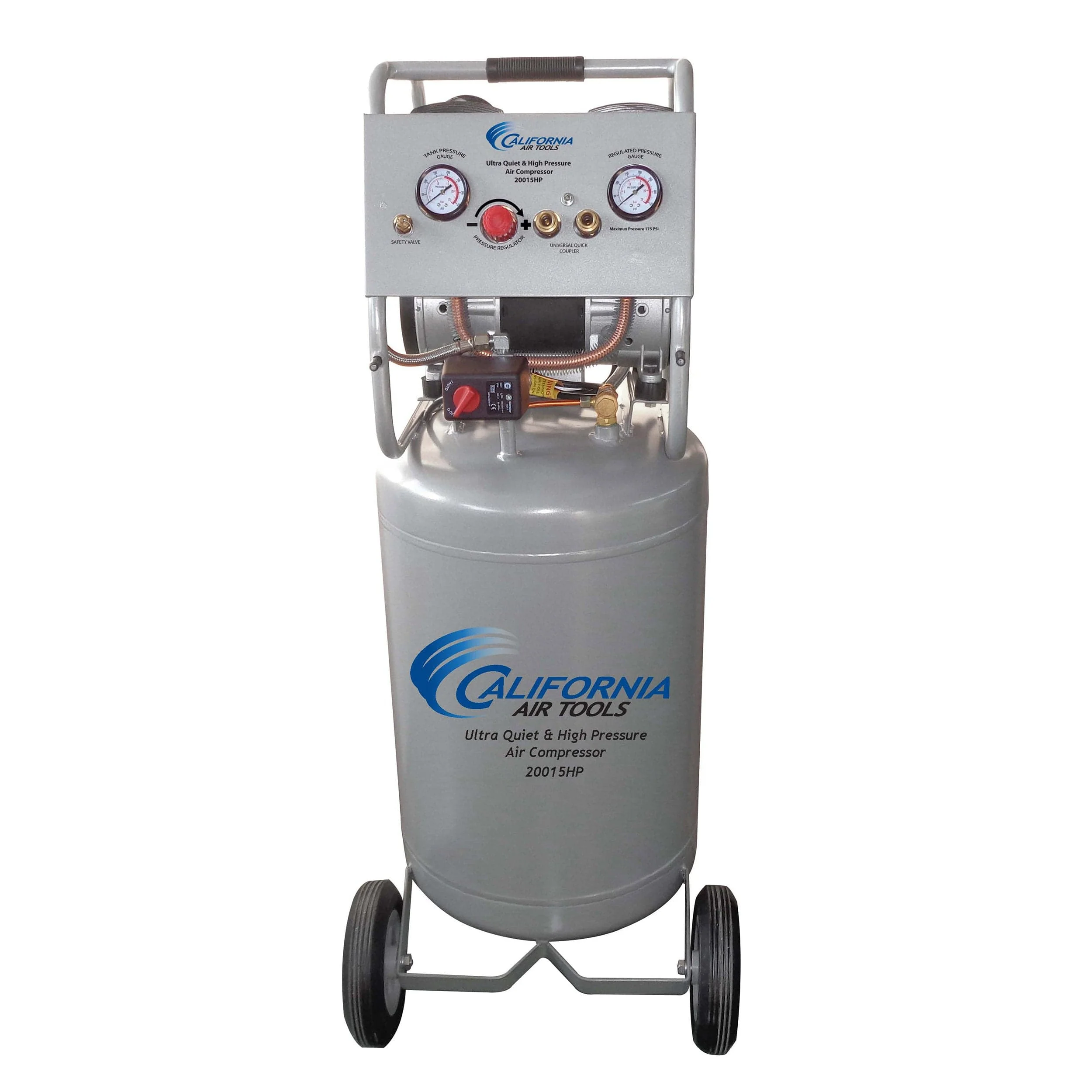 1-1/2 HP 20 Gallon Oil-Free Two Stage Air Compressor - Rcy 3d